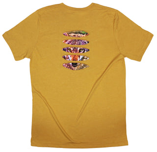 Buy mustard Wily Wolf Ripped T-shirt